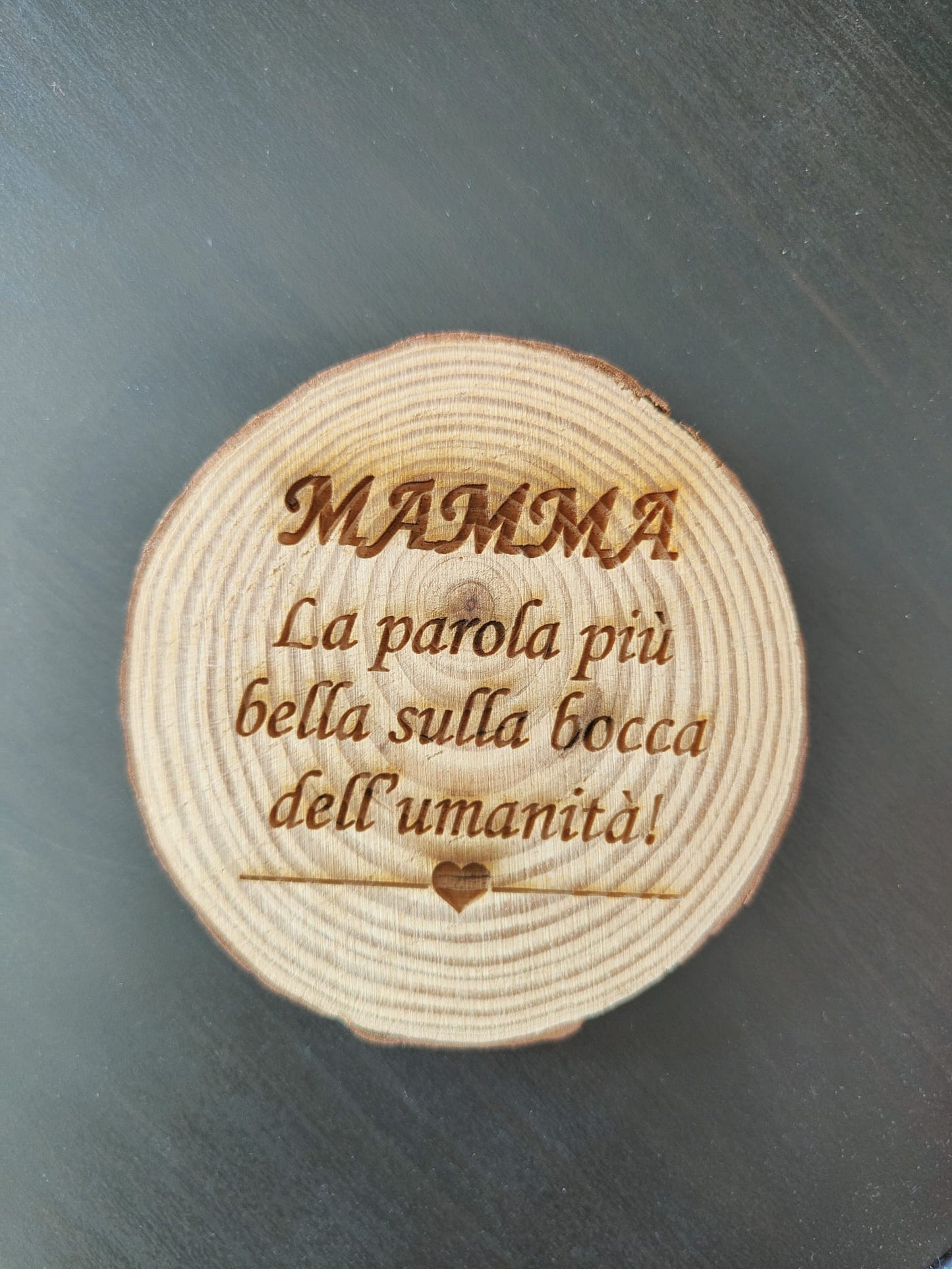 Sottobicchiere in legno