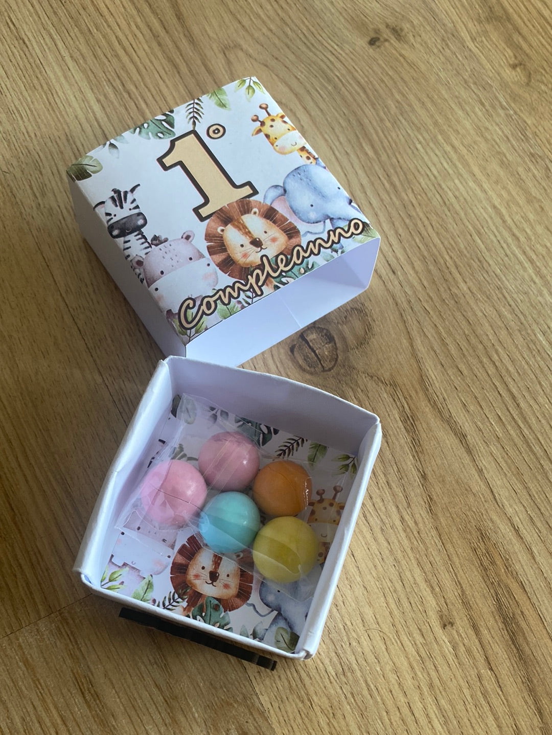 Scatolina con Nome Legno