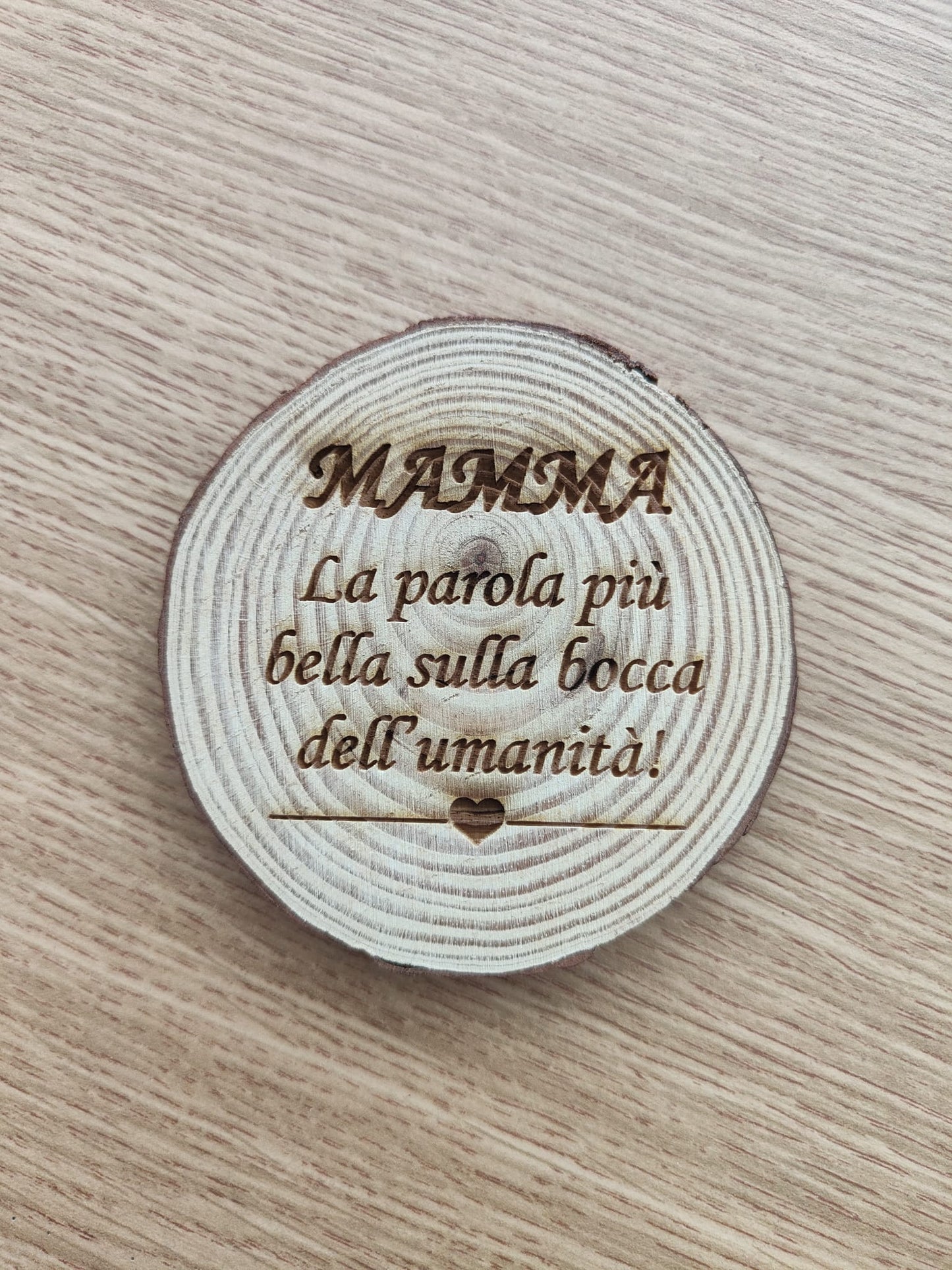 Sottobicchiere in legno